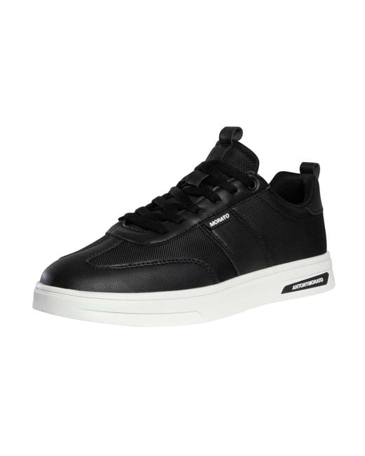 Antony Morato Black Logo Tag Trainers for men
