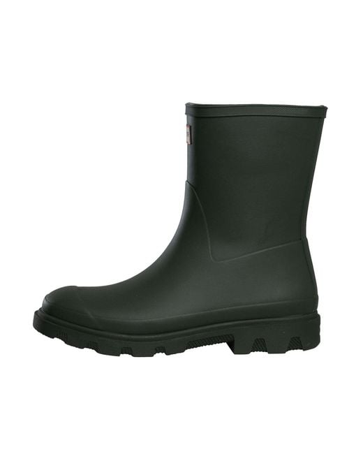 Hunter Green Downpour Short Wellington Boots for men
