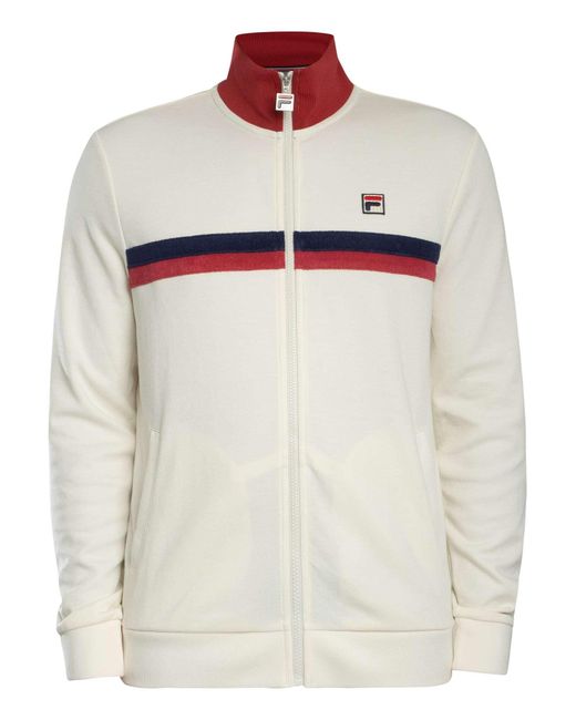 Fila White Enrico Track Jacket for men