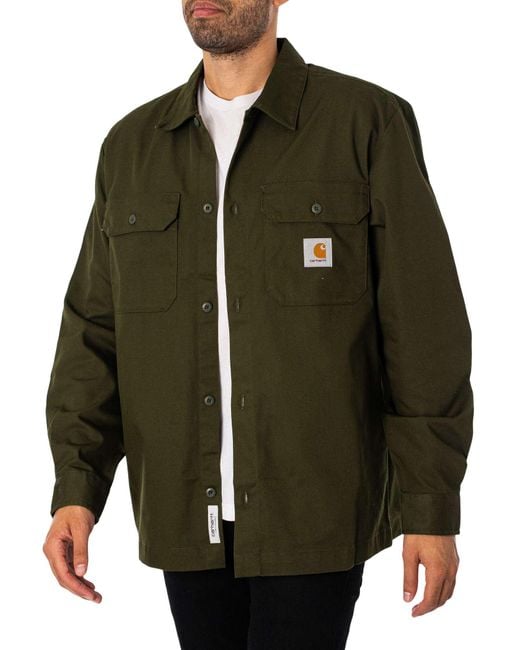 Carhartt Green Craft Overshirt for men