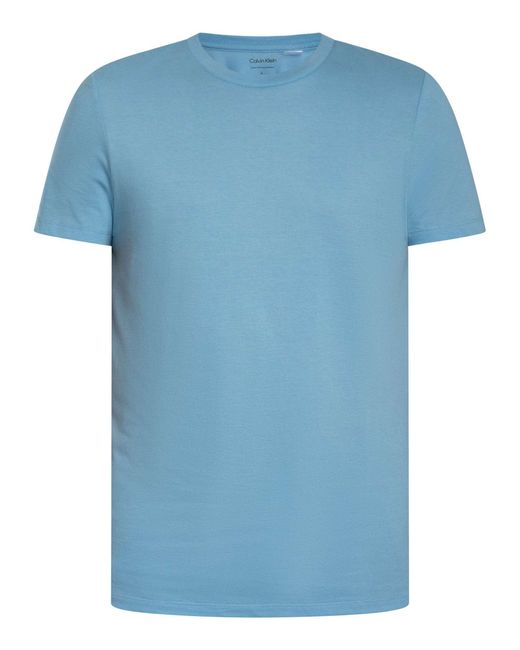 Calvin Klein Blue 3 Pack Lounge Classic T-shirt for men