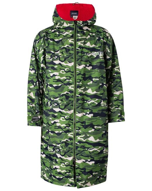 Regatta Green Waterproof Changing Robe for men