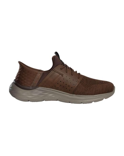 Skechers Brown Slip-ins Relaxed Garner Trainers for men