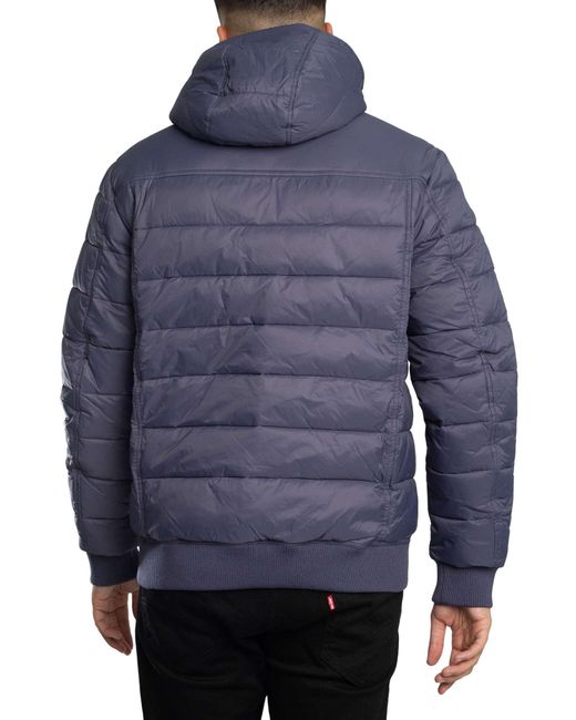 Lyle & Scott Blue Wadded Jacket for men