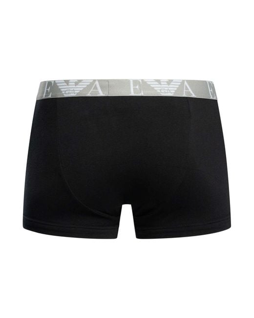 Emporio Armani White 3 Pack Trunks for men