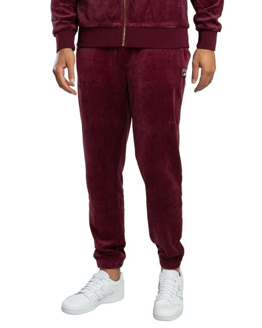 Fila Red Eddie Track Joggers for men