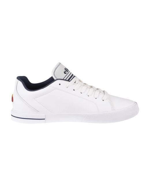 Ellesse White Taggia Leather Trainers for men