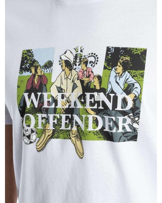 Weekend Offender White Hymns Graphic T-shirt for men