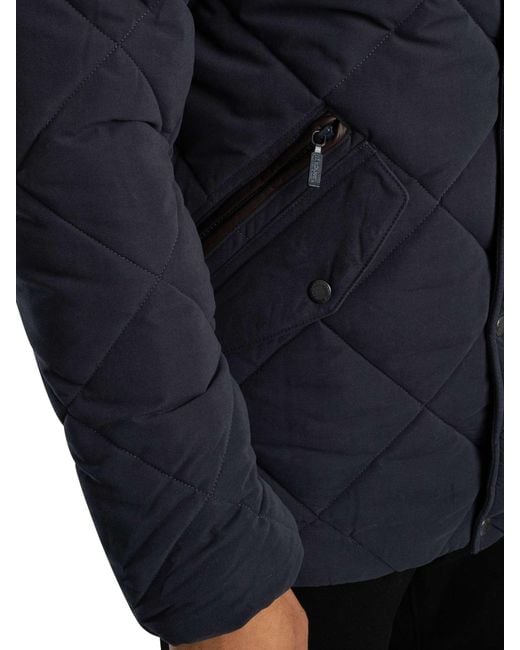 Barbour Blue Winter Chelsea Quilted Jacket for men