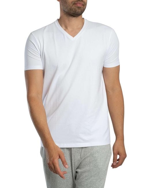 HUGO Black 2 Pack Lounge V-neck T-shirts for men