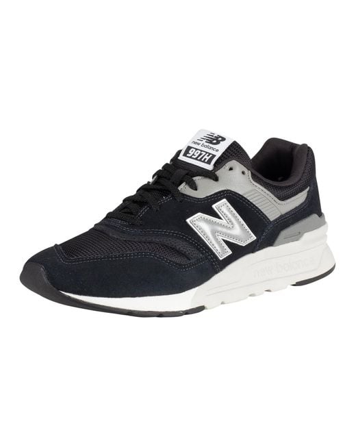 New Balance 977 Suede Trainers in Black/Silver/Grey (Black) for ... تاريخ البيتزا