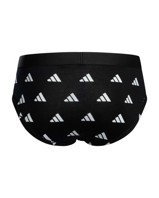Adidas Blue 3 Pack Active Flex Cotton Briefs for men