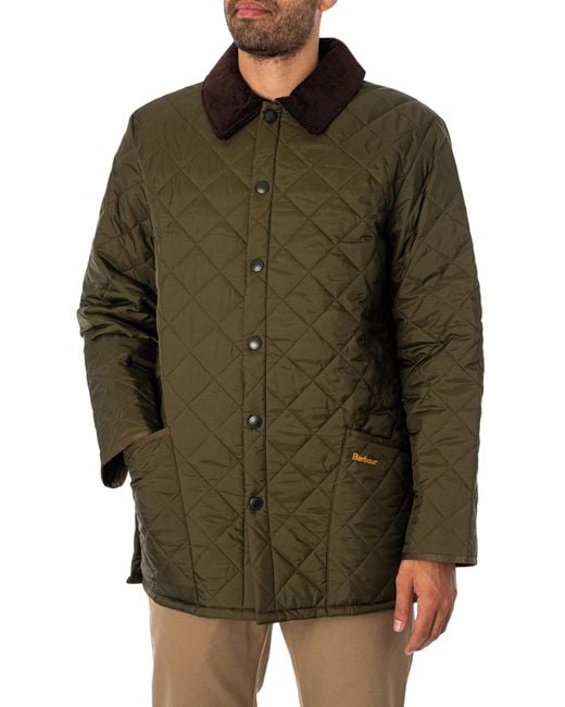 Barbour Green Liddesdale Quilted Jacket for men