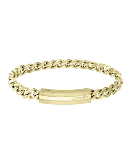 Lacoste Metallic Adventurer Collection Chain Bracelet for men