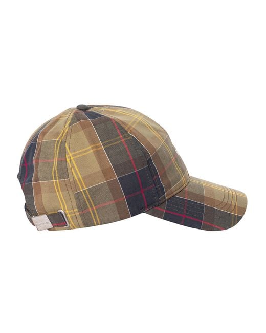 Barbour clearance tartan cap