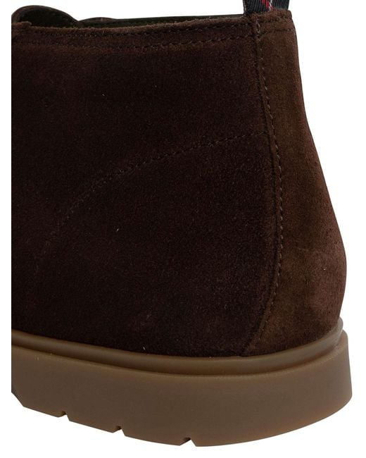 Barbour Brown Tucker Suede Chukka Boots for men