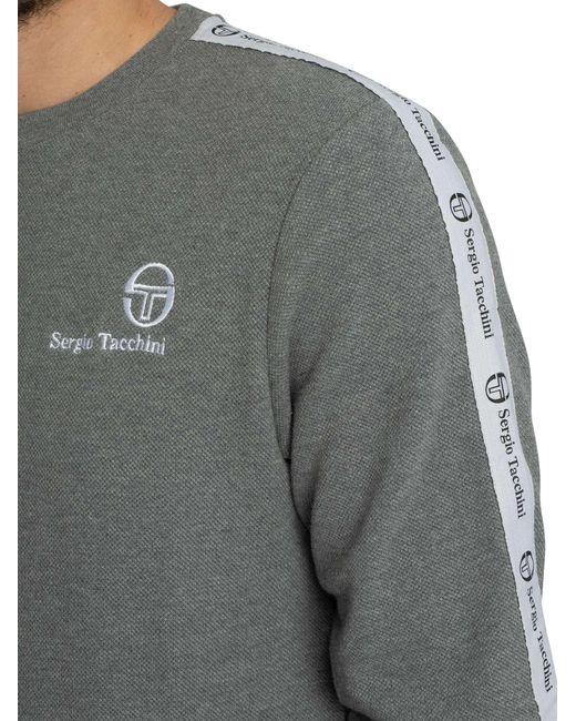 Sergio Tacchini Gray Delman Sweatshirt for men