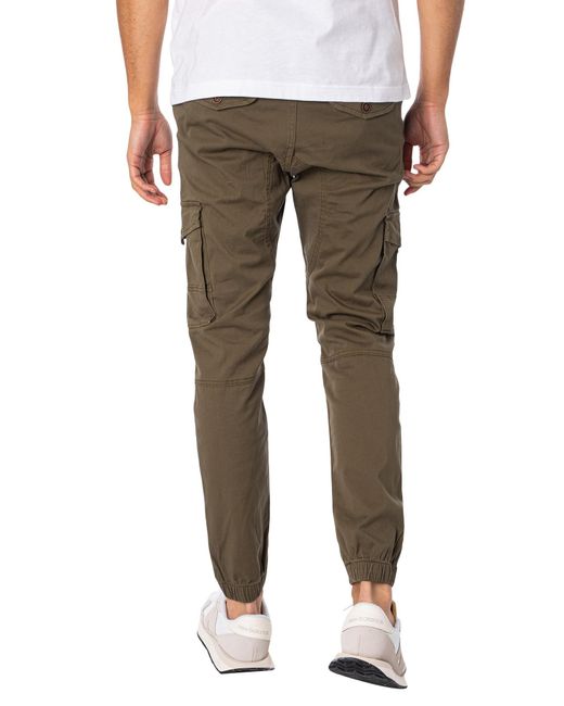 Jack & Jones Gray Paul Flake 542 Cargos for men