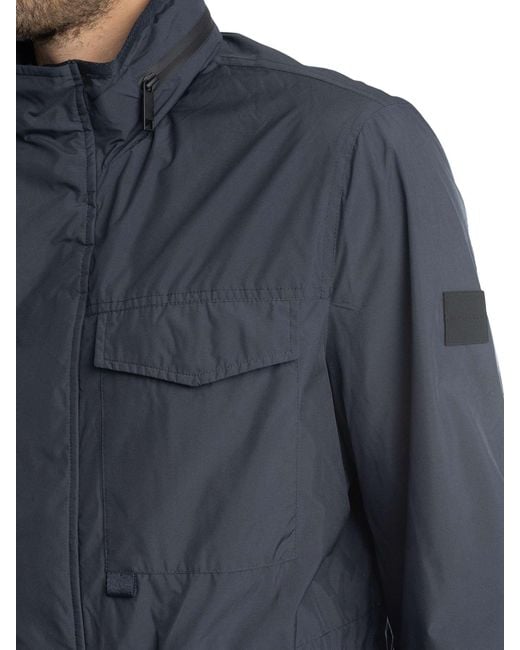 Ted Baker Blue Nylon Field Jacket for men