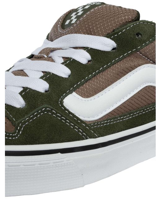 Vans Green Caldrone Suede Trainers for men