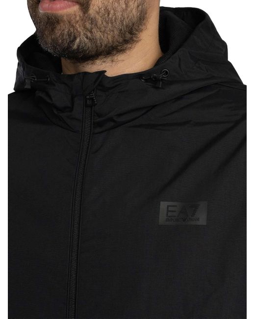 EA7 Blue Back Box Logo Jacket for men