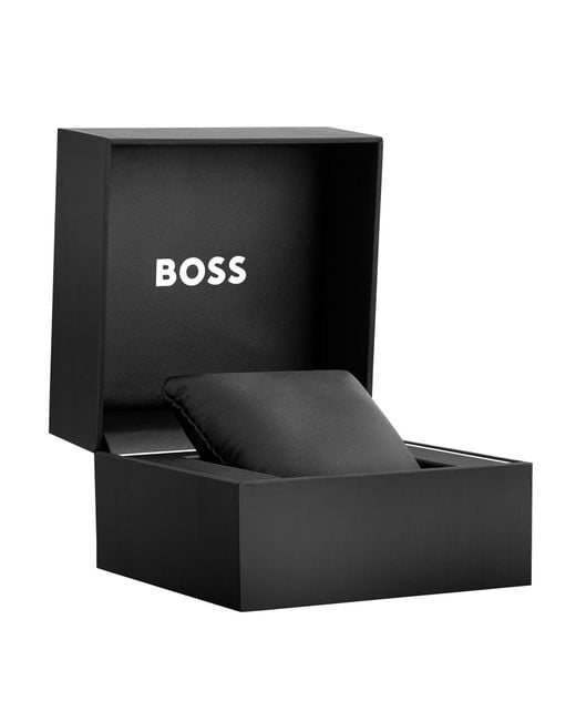 Boss Gray Cando Round Watch for men