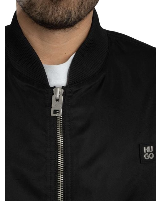 HUGO Black Badam2611 Bomber Jacket for men