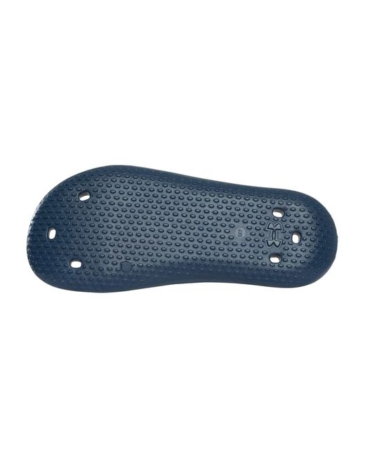 Under Armour Blue Locker Sliders for men