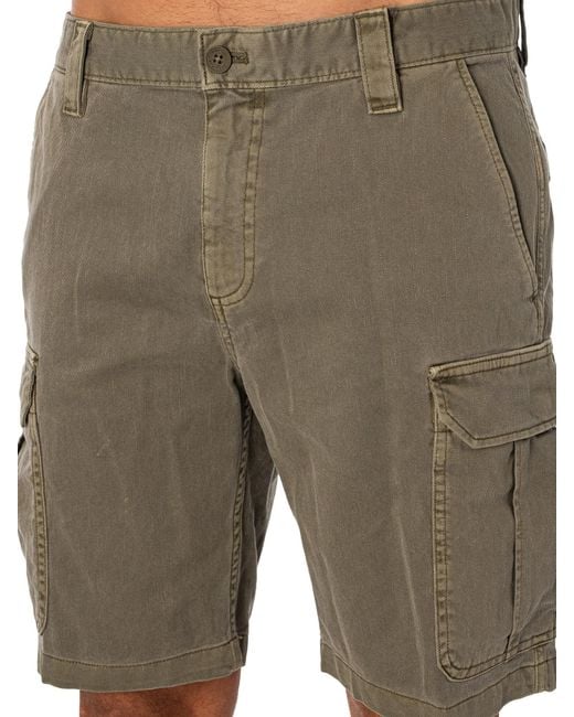 Tommy Hilfiger Gray Straight Ethan Cargo Shorts for men