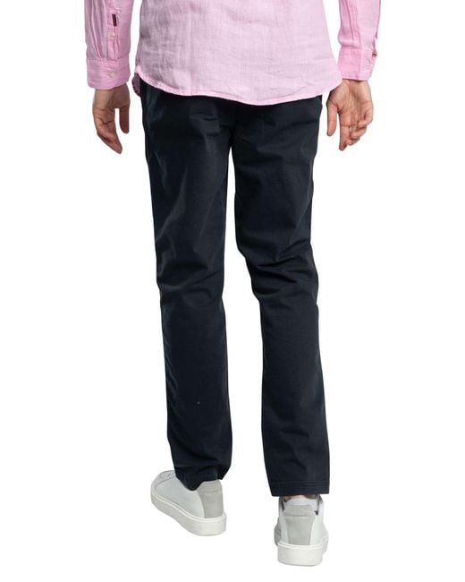Superdry Blue International Chino Trousers for men