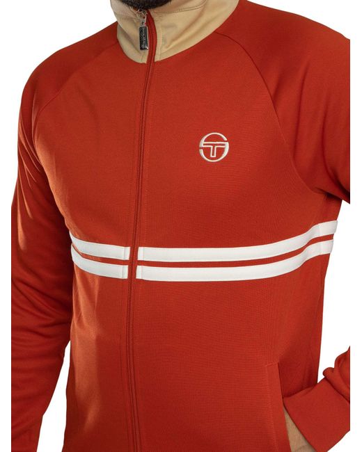 Sergio Tacchini Red Dallas Track Jacket for men