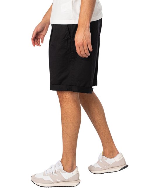 Replay Black Box Logo Sweat Shorts for men