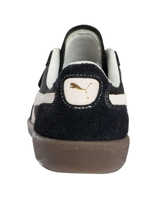 PUMA Black Palermo Vintage Trainers for men