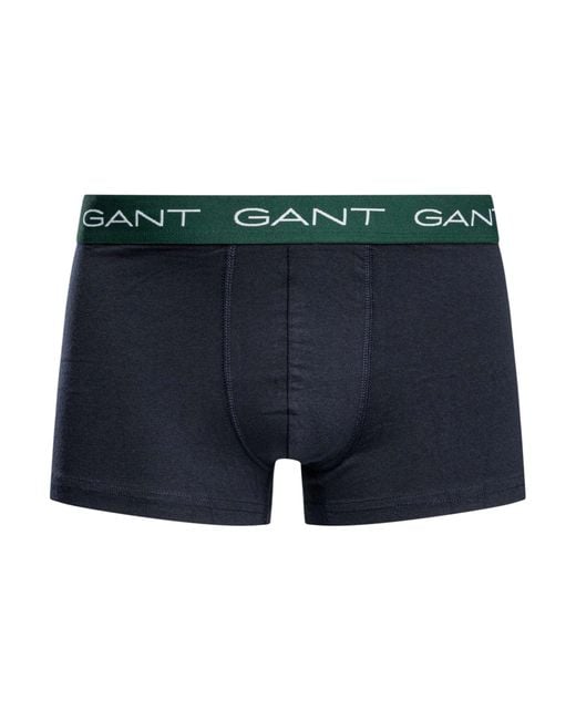 Gant Blue 3 Pack Trunks for men