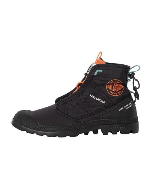 Palladium Black Pampa Travel Lite Boots for men