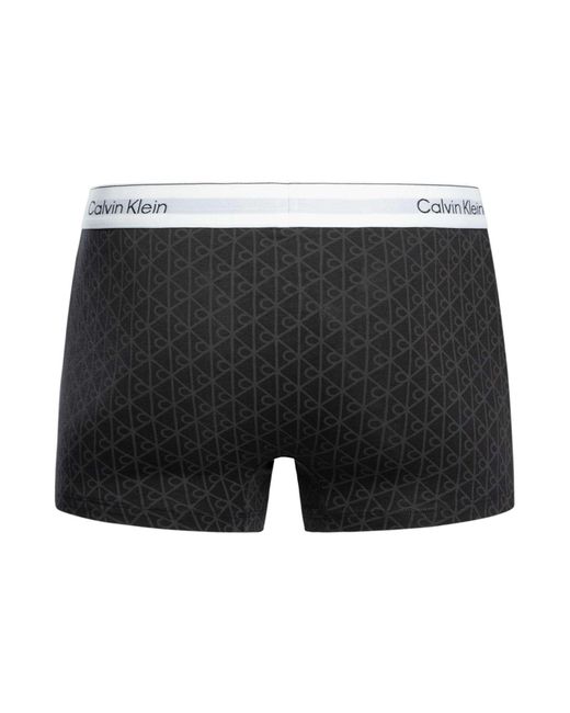 Calvin Klein White 3 Pack Icon Trunks for men