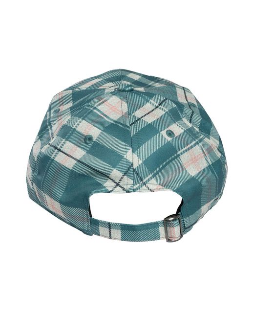 Lyle & Scott Blue Printed Tartan Cap for men