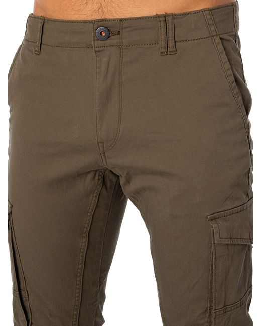 Jack & Jones Gray Paul Flake 542 Cargos for men
