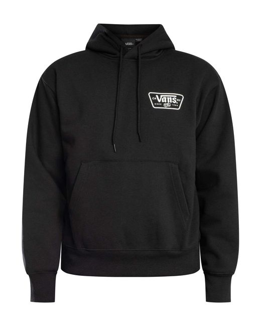 Vans Black Back Patch Pullover Hoodie for men