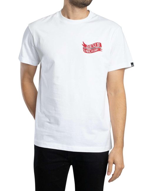 Deus Ex Machina White Jailer Sappy T-shirt for men