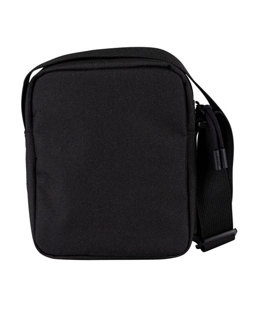 Lacoste Black Logo Vertical Camera Bag for men
