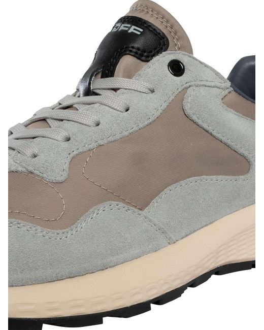 HOFF White City Mkii Suede Trainers for men