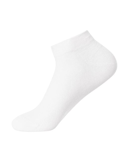 Lacoste White 3 Pack Low Socks for men