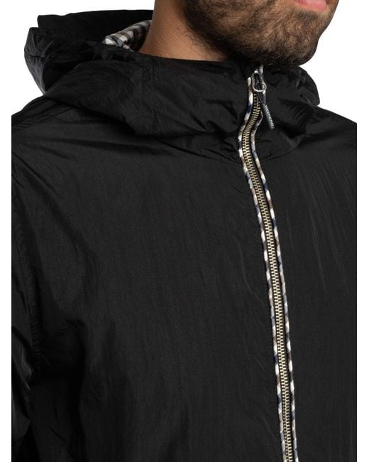 Weekend Offender Black Campania Check Jacket for men