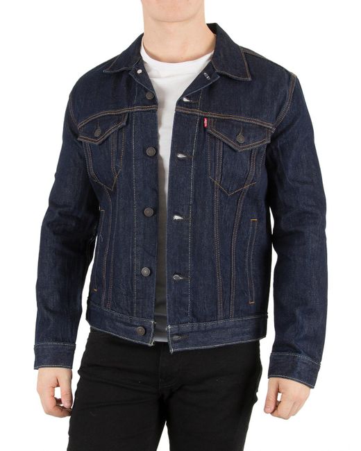 bedford Cord' Trucker Jacket S in Denim 