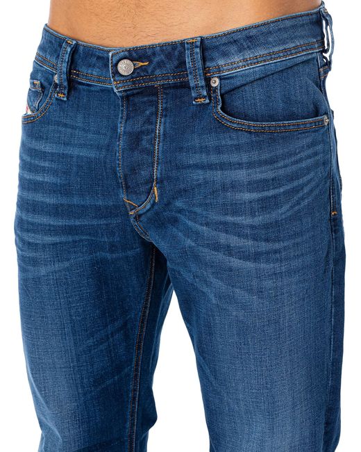 DIESEL Blue 1986 Larkee Regular Jeans for men