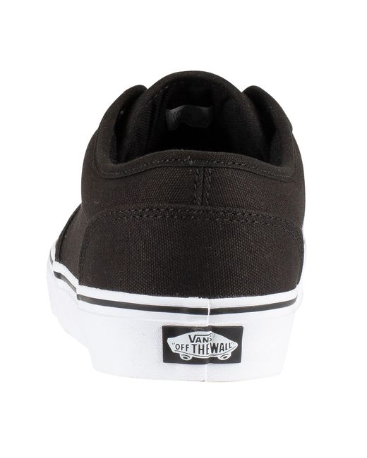 Vans Black Atwood Canvas Trainers for men