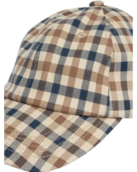 Aquascutum White Active Iconic Baseball Cap for men