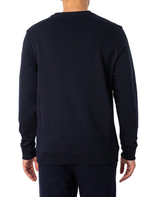 Tommy Hilfiger Blue Lounge Brand Line Sweatshirt for men