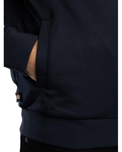 Aquascutum Blue Shoulder Track Jacket for men